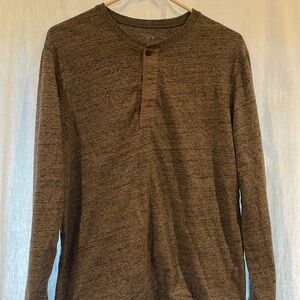 J. Crew Split-Neck Long Sleeve